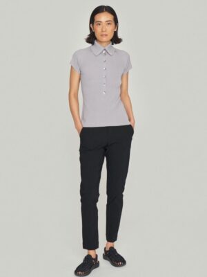 Peach Tencel Pants Black