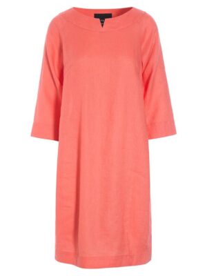 Airy Linen Dress Cool Coral 14595
