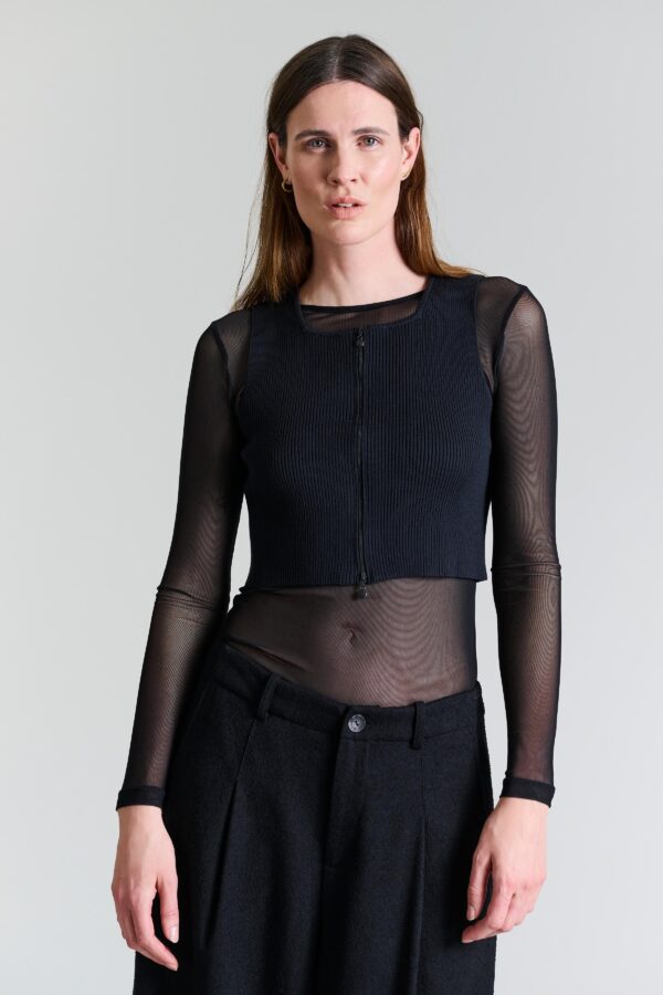 Saku Sleeveless Top Black 14769