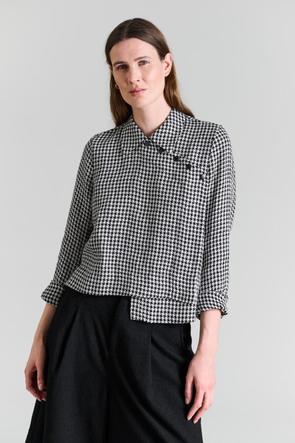 Chesu Jacket Black/Ivory Pepita 14670