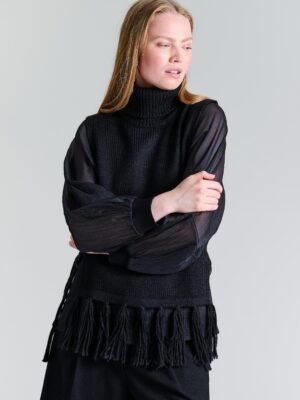 Sukasu Raglan Blouse Black 14712