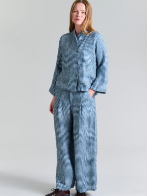 Chesu Pants Blue/Green Jade Pepita 14671