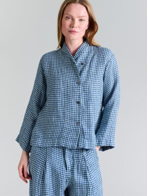 Chesu Jacket Blue/Green Jade Pepita 14672