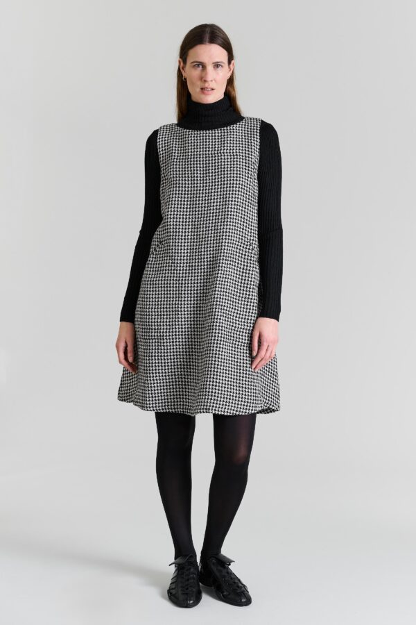 Chesu Dress Twilight Black/Ivory Pepita 14673