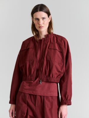 Fukkura Bomber Jacket Maroon 14688