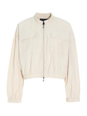 Fukkura Bomber Jacket Ivory 14688