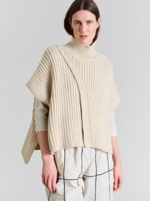 Nitto blouse w. High Neck Ivory 14781