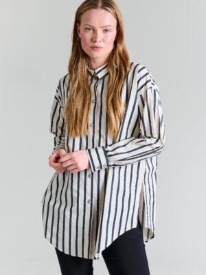 Pirate Stripe Shirt w. buttons on Back 14722