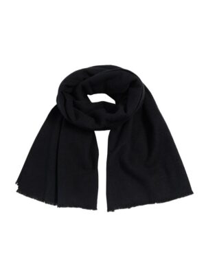 Block Wool Scarf Black 14735