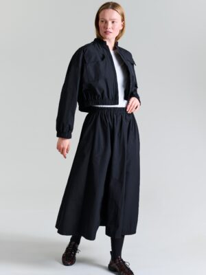 Fukkura Bomber Jacket Black 14688