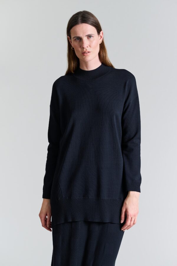 Saku Long Blouse Black 14764