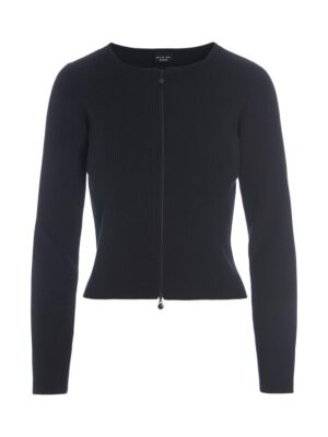 Saku Rib Blouse Black 14767