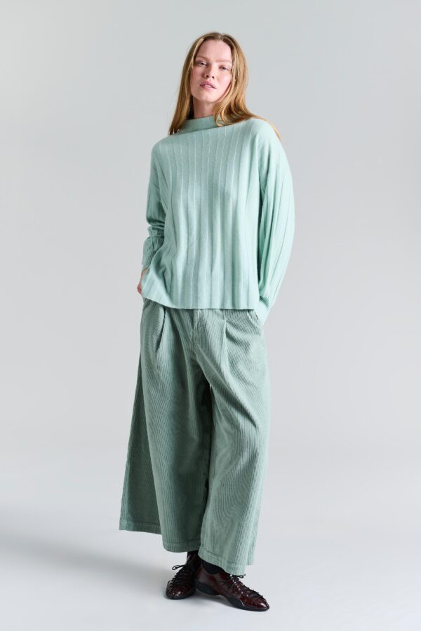 Cloud Cashmere Rib Green Jade 14774