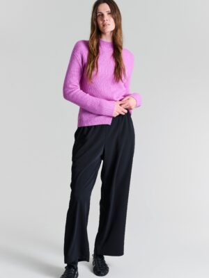 Kebukai Blouse W. High Neck Rhubarb 14872
