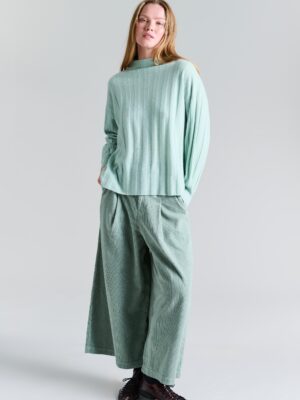 Berubetto Wide Pants Sage Green 14811