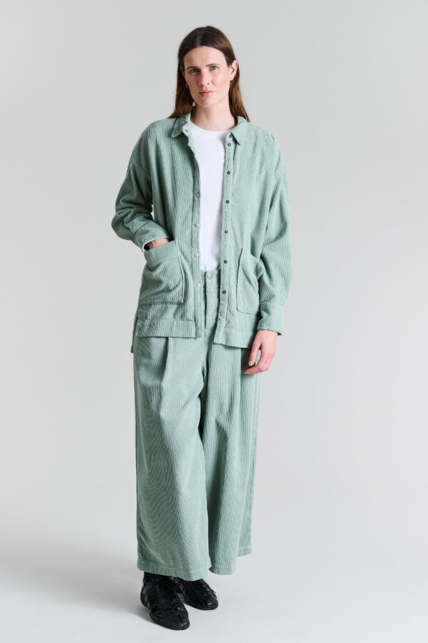 Berubetto Long Jacket Sage Green 14809