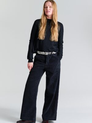 Nisu Knitted Blouse Black 14863