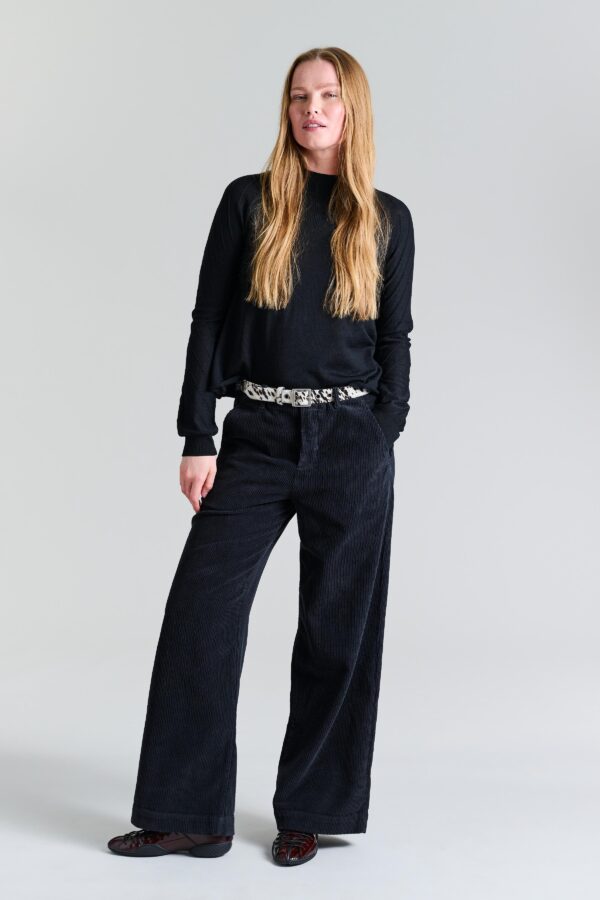 Nisu Knitted Blouse Black 14863