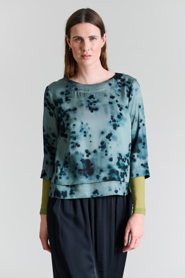 Frozen Flowers Blouse 14836