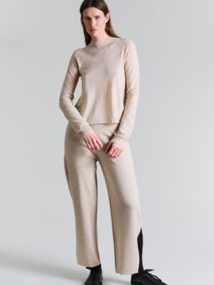 Nisu Knitted Blouse Ivory 14863