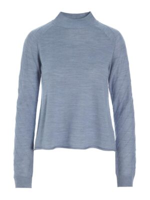 Nisu Knitted Blouse Steel Blue 14863