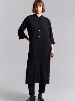 Nima Crepe Coat Dress 14902