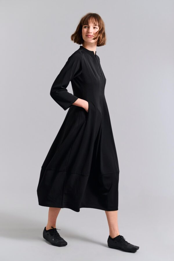 Sakura Stretch Dress W. Collar 14909