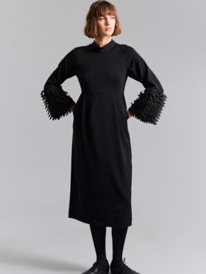 Sakura Stretch Dress W. Ruffles 14911