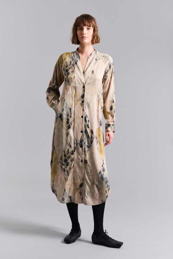 Kuhaki FSC Dress Harlequin Feathers 14932