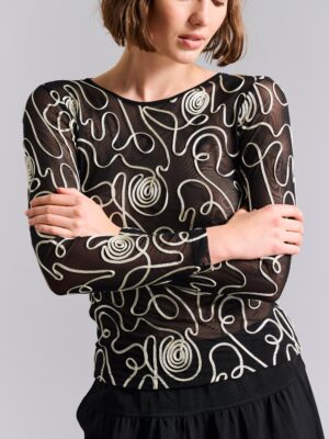 Twirl Mesh T-Shirt 14936