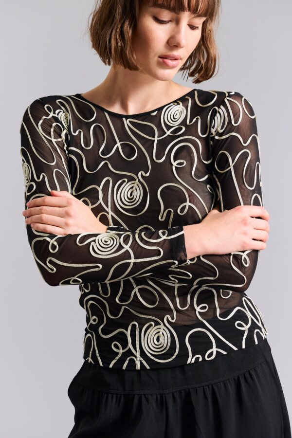 Twirl Mesh T-Shirt 14936