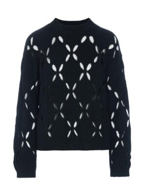 Lantern Long Sleeve Blouse Black 14970