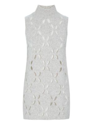 Lantern Long Sleeveless Blouse White Marble 14971