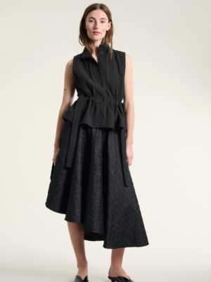 Nijuso Sleeveless Top Black 15004