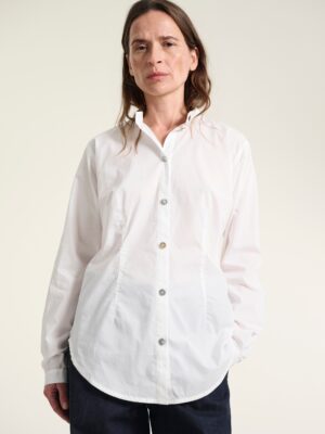 Core Cotton Fitted Shirt White 15046