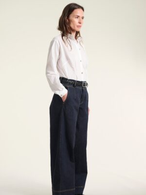 Jinzu Wide Pants Dark Denim 15030
