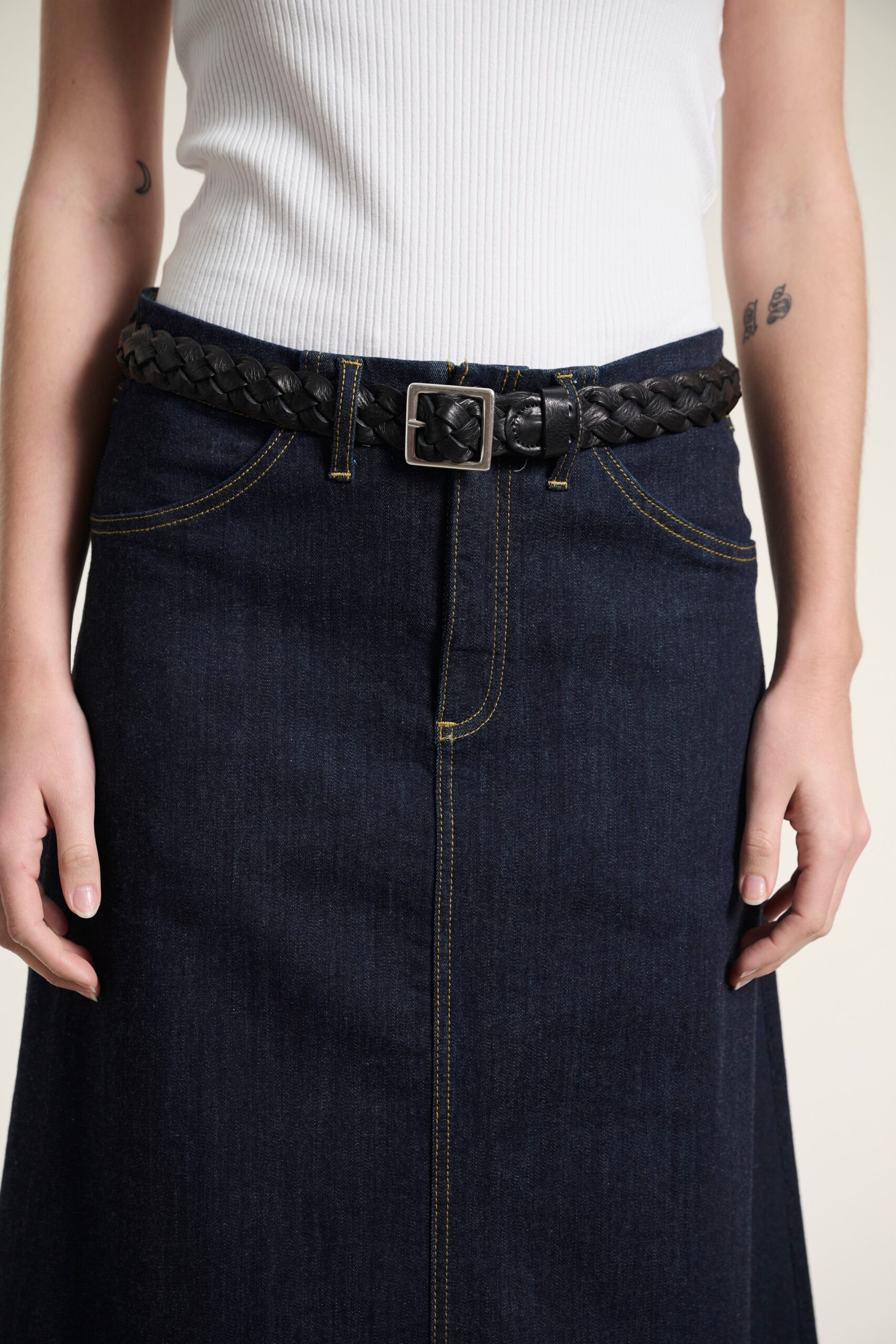 Henso Braided Belt Black 15093