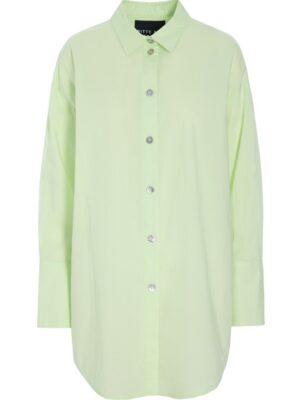 Core Cotton Big Shirt Lime Cream 15045