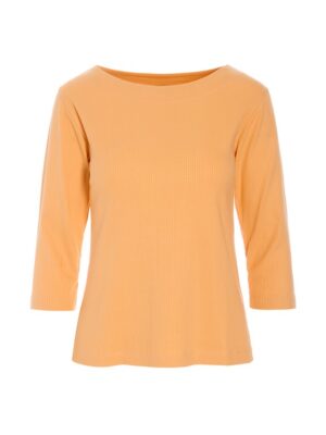 Naibu Rib 3/4 Sleeve Blouse Melon 15070
