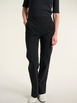 Magic Stretch Straight Pants Black 15057