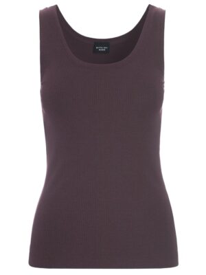 Naibu Rib Tank Top Raisin 15073