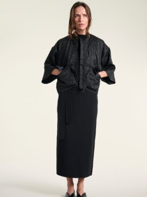 Baburu Jacket With Zipper Black 15008