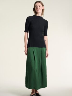 Saku Blouse With High Neck Black 15078