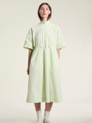 Fukkura Dress With Zipper Lime Cream 15104
