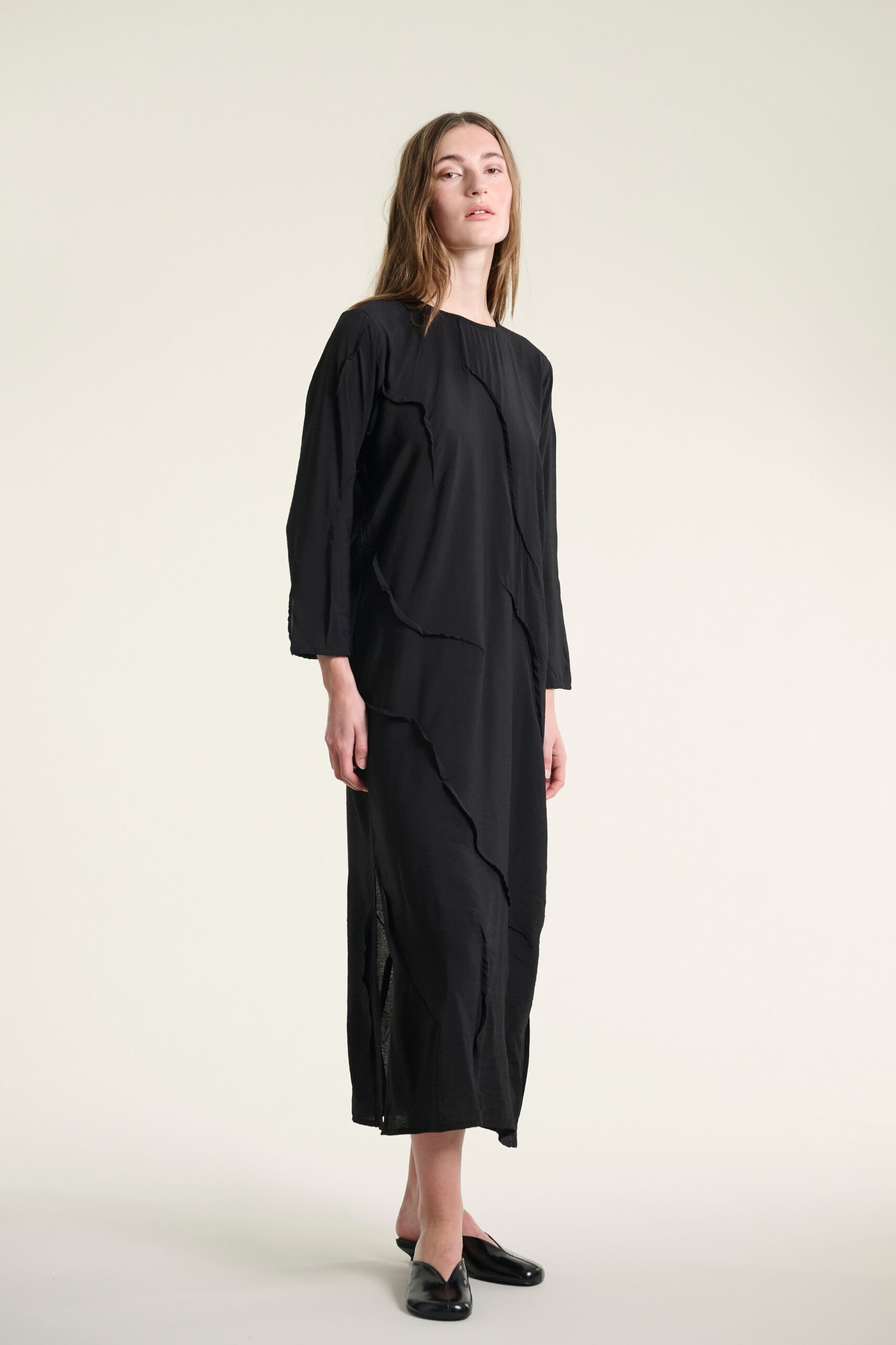 Sun Bleach Dress Black 15131