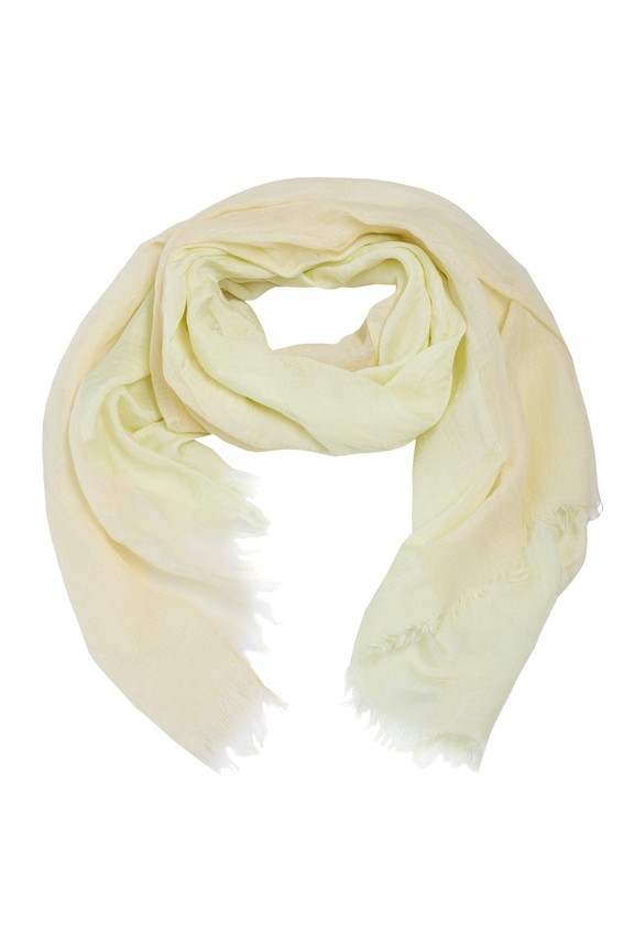 Two Tone Scarf Pernod/Lime Cream 15183