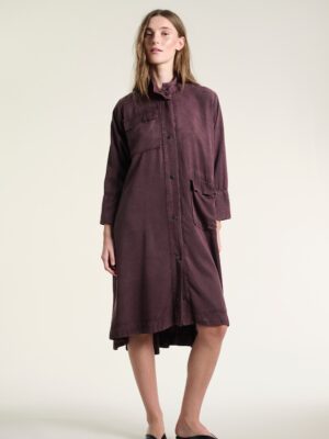 Samui High Neck Dress Raisin 15113