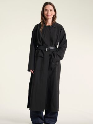 Tanoshi Long Coat Black 15049