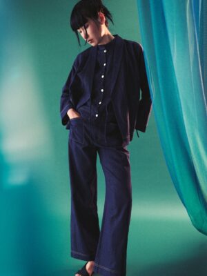 Kurai Straight Pants Dark Denim 15128