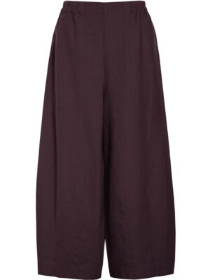 Lazy Linen Wide Pants Raisin 14986